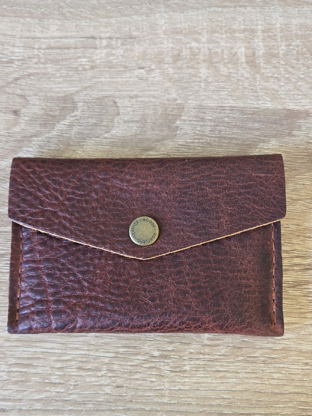 Portland Leather Mini Envelope Wallet NWOT